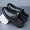 Men Shoes Black White Flats Walking Shoes - Luxovo.cc