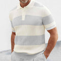Mens Clothing Summer Fashion Lapel Sweater Short Sleeve Men Clothing Men Wears - Luxovo.cc