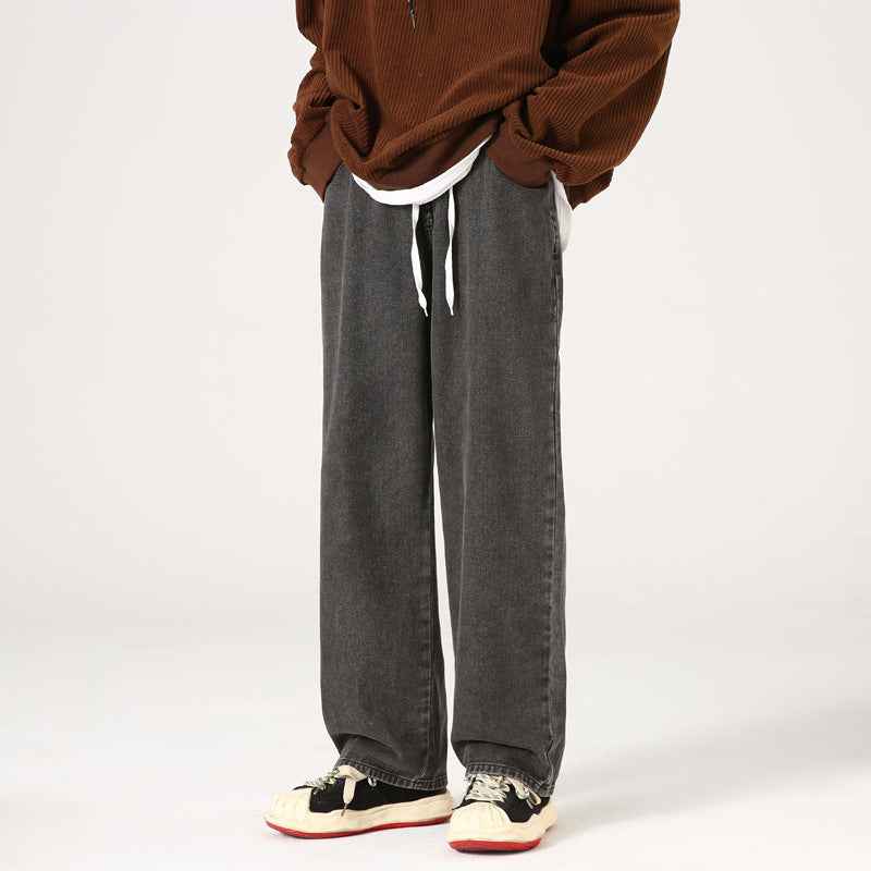 American Retro Washed Jeans For Men