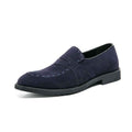 Pointed Casual Shoes British Suede Men - Luxovo.cc