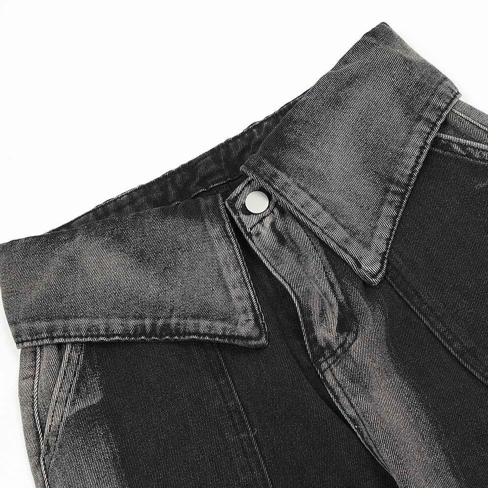 Inkjet Gradient Washed Jeans Men