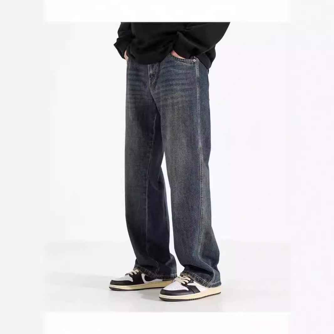 American Straight Jeans Retro Nostalgic Men