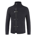 Men's zipper cardigan sweater men - Luxovo.cc