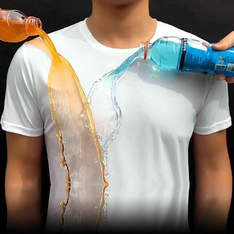 Quick-drying Waterproof Anti-fouling T-shirt Couple Half Sleeve Bottoming Shirt - Luxovo.cc