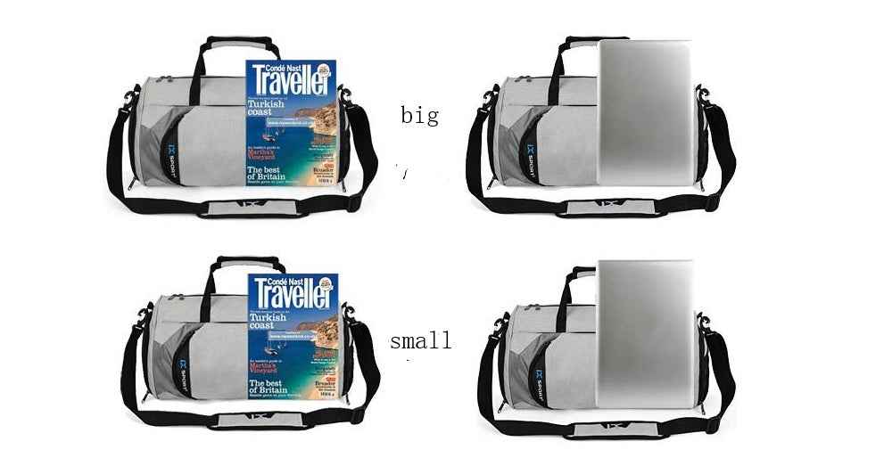 Gym Bag With Shoe Compartment - Luxovo.cc
