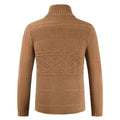 Men's zipper cardigan sweater men - Luxovo.cc