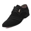 Men's casual business formal leather shoes - Luxovo.cc