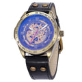 Watch automatic skeleton mechanical watch - Luxovo.cc