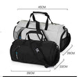 Gym Bag With Shoe Compartment - Luxovo.cc