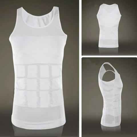Men Body Tummy Shaper Vest - Luxovo.cc