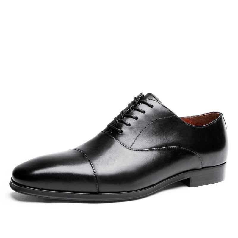 Formal Three-Joint Business Leather Shoes - Luxovo.cc