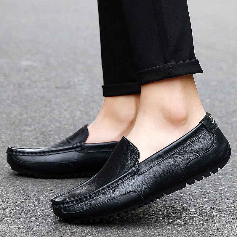 Hollow breathable casual peas shoes men - Luxovo.cc
