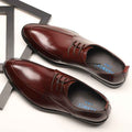 Formal Leather Shoes British Pointed Business - Luxovo.cc