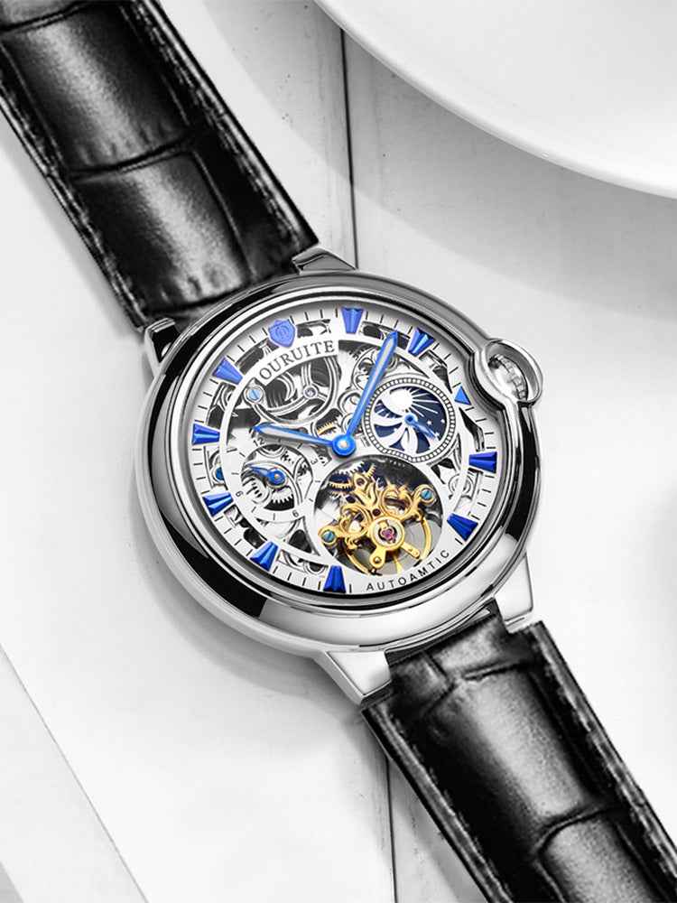 Mechanical watch hollow waterproof watch - Luxovo.cc