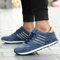 Leather sneakers men casual shoes students - Luxovo.cc