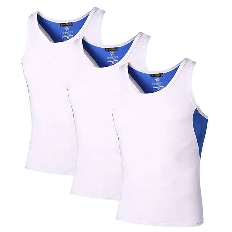 Men's Quick Dry Slim Fit Sleeveless Sport Tank Tops Shirts - Luxovo.cc