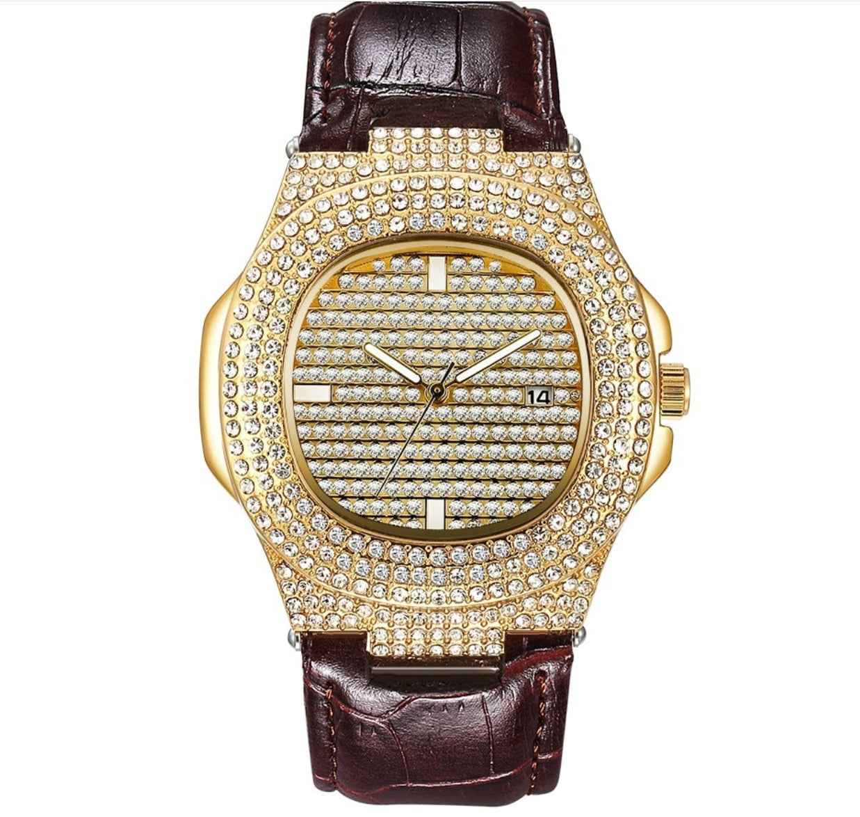 Quartz Diamond Watch Belt watch - Luxovo.cc