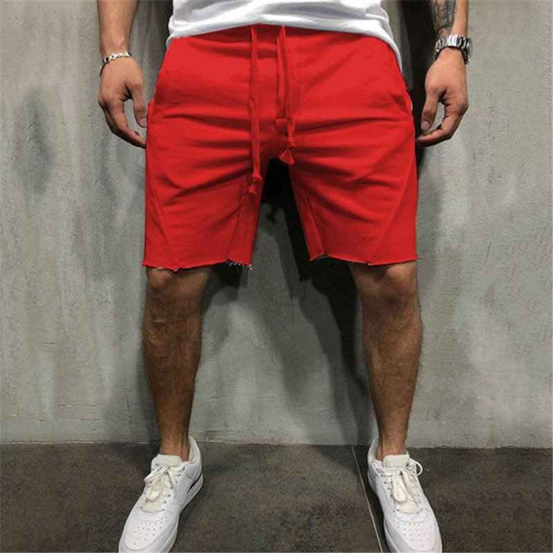 summer mens gym sports sport grey shorts for men - Luxovo.cc