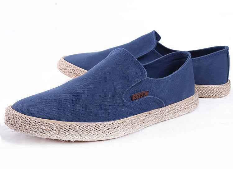 New Hemp Rope Canvas Shoes Straw Shoes Men - Luxovo.cc