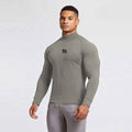 Fitness Long Sleeved Quick Drying Clothes Men's Sports T Shirts Running Training Clothes - Luxovo.cc