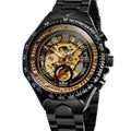 Personalized All-steel Hollow Automatic Mechanical Watch Fashion Watch For Men - Luxovo.cc