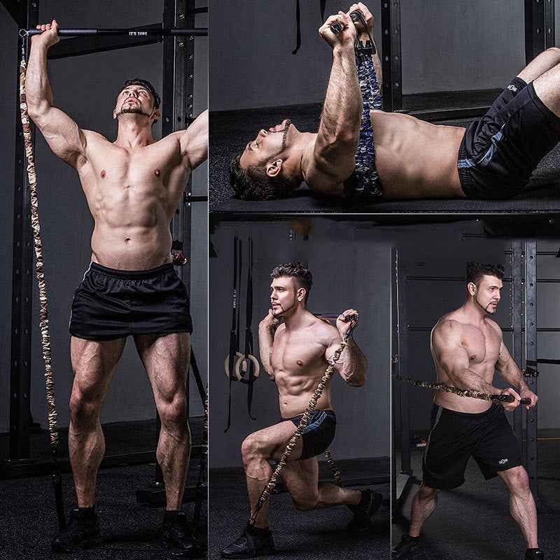 INNSTAR Fitness Push Rod Fitness Bar Portable Lever Bench Press Pilates Bar Fitness Exercise Equipment - Luxovo.cc