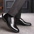 Mazefeng Men Leather Shoes Casual Top Quality Oxfords Men Genuine Leather Dress Shoes Business Formal Shoe Plus Size Wedding 44 - Luxovo.cc