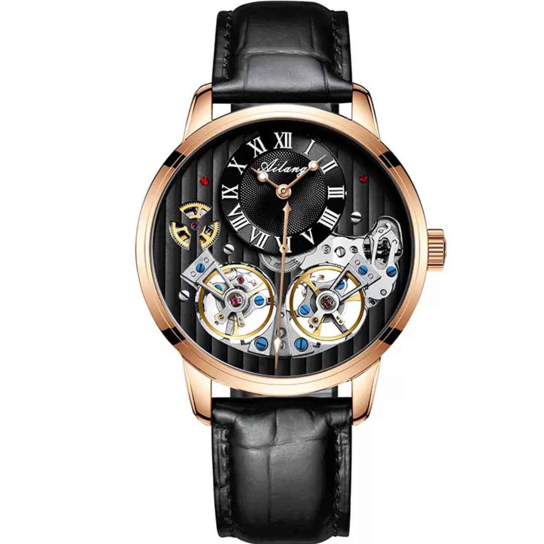 Watch Double Tourbillon Automatic Mechanical Watch Men's Watch - Luxovo.cc