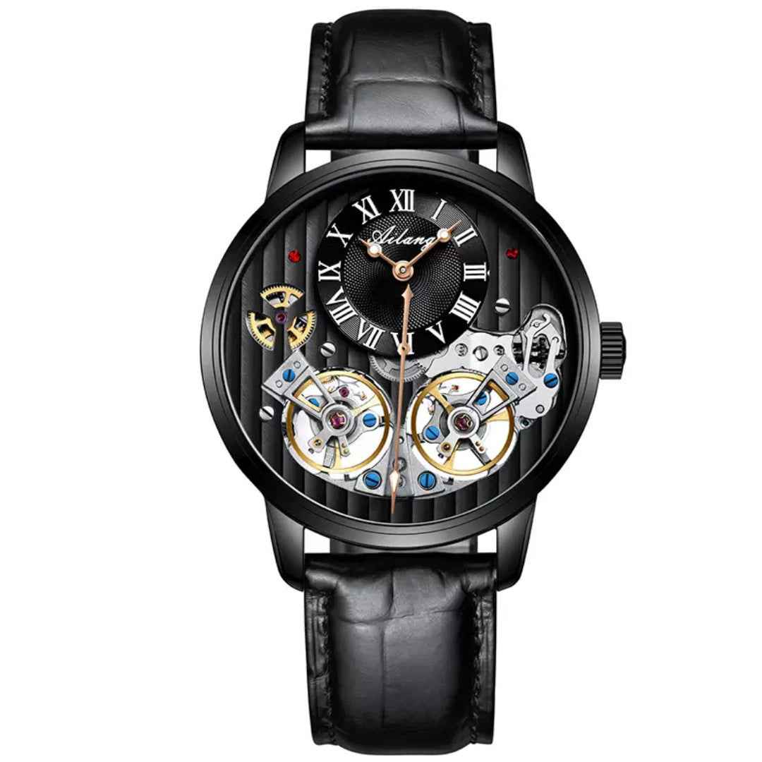 Watch Double Tourbillon Automatic Mechanical Watch Men's Watch - Luxovo.cc