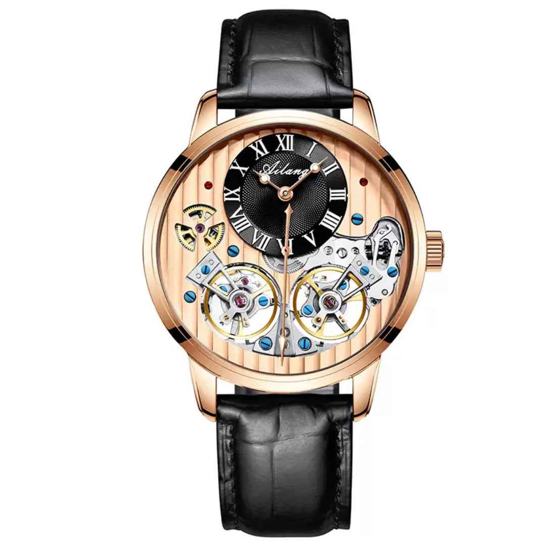 Watch Double Tourbillon Automatic Mechanical Watch Men's Watch - Luxovo.cc