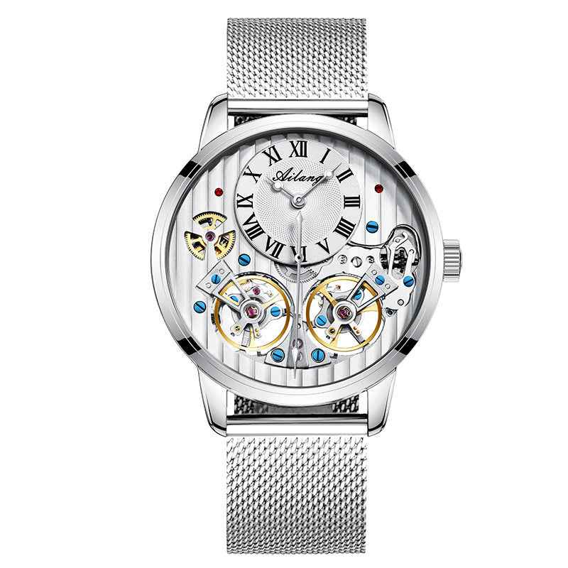Watch Double Tourbillon Automatic Mechanical Watch Men's Watch - Luxovo.cc