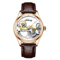 Automatic Mechanical Watch Creative Hollow Male Watch Generation Silicone Band Watch - Luxovo.cc