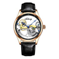 Automatic Mechanical Watch Creative Hollow Male Watch Generation Silicone Band Watch - Luxovo.cc