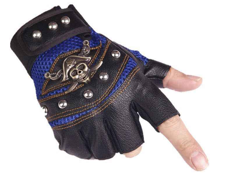 Hip hop Break Dancing Sport Riding Skull Gloves - Luxovo.cc