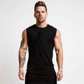 Gym Sleeveless Shirt Cotton Tank Top for Men Sportswear Vest - Luxovo.cc