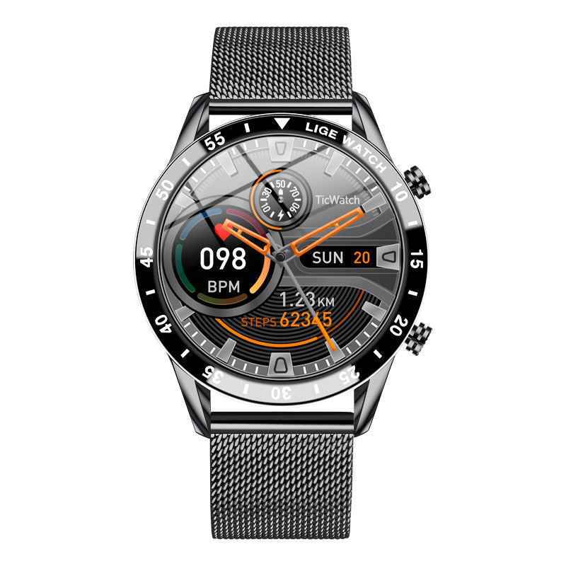Multifunctional Smart Watch  Bluetooth Call  Pedometer Blood Pressure And Heart Rate Detection Waterproof Watch - Luxovo.cc