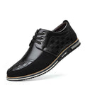 Fashion British plus size shoes men - Luxovo.cc