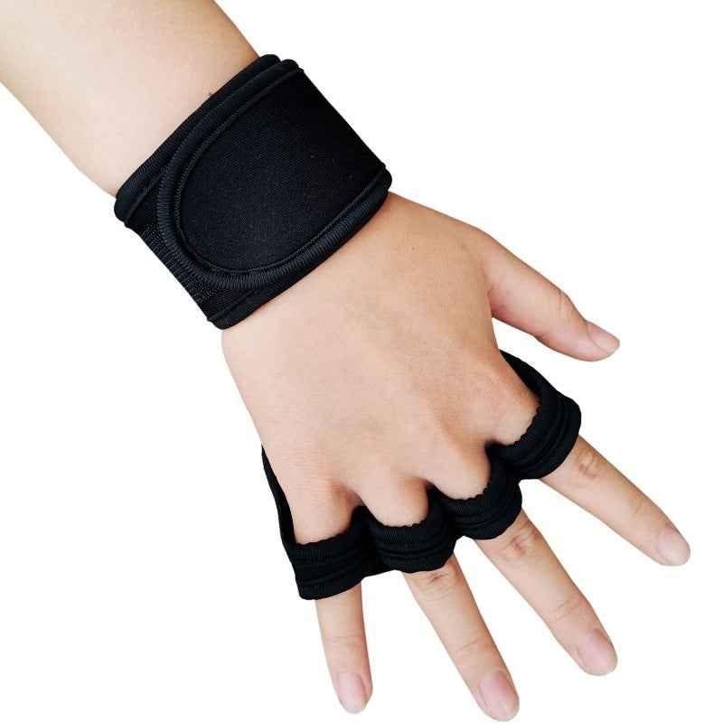 Sports Full Half Finger Deadlift Weightlifting Gloves - Luxovo.cc
