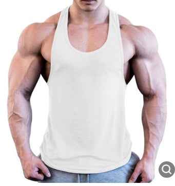 Gym Men Muscle Sleeveless Shirt Tank Top Bodybuilding Sport Fitness Workout Vest - Luxovo.cc