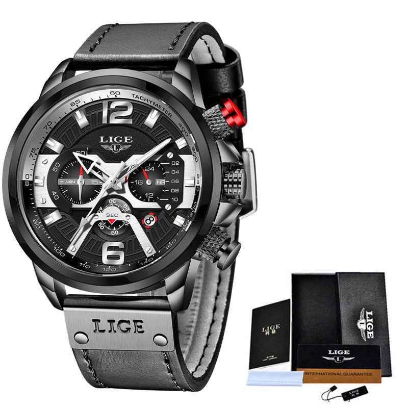 Men's Quartz Watch Multifunction Sports Watch Waterproof Watch - Luxovo.cc