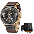 Men's Quartz Watch Multifunction Sports Watch Waterproof Watch - Luxovo.cc