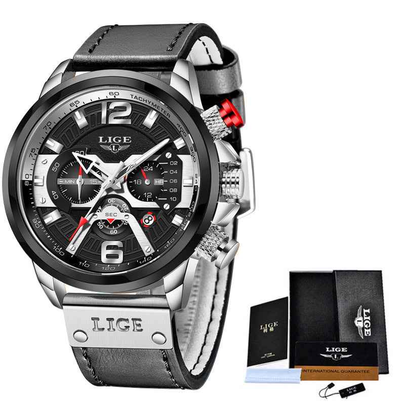 Men's Quartz Watch Multifunction Sports Watch Waterproof Watch - Luxovo.cc