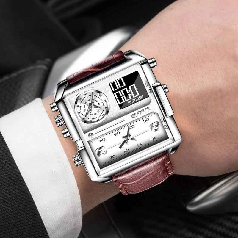 Waterproof Watch Multi-Function Watch Quartz Watch - Luxovo.cc