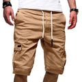 Men Casual Jogger Sports Cargo Shorts Military Combat Workout Gym Trousers Summer Mens Clothing - Luxovo.cc