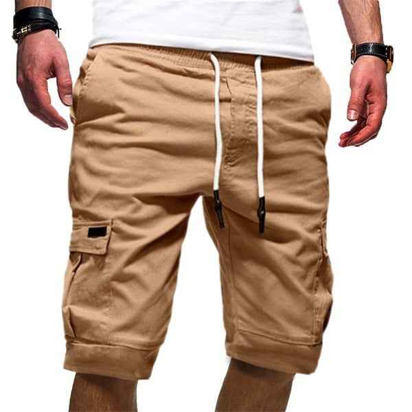 Men Casual Jogger Sports Cargo Shorts Military Combat Workout Gym Trousers Summer Mens Clothing - Luxovo.cc