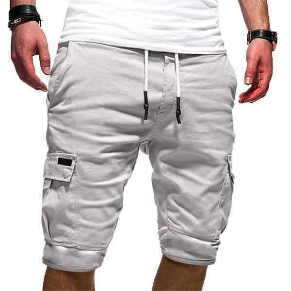 Men Casual Jogger Sports Cargo Shorts Military Combat Workout Gym Trousers Summer Mens Clothing - Luxovo.cc
