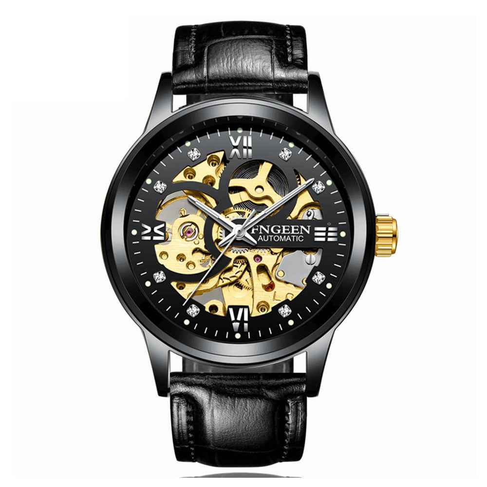 Fashion Luxury Luminous Waterproof Steel Band Mechanical Watch - Luxovo.cc