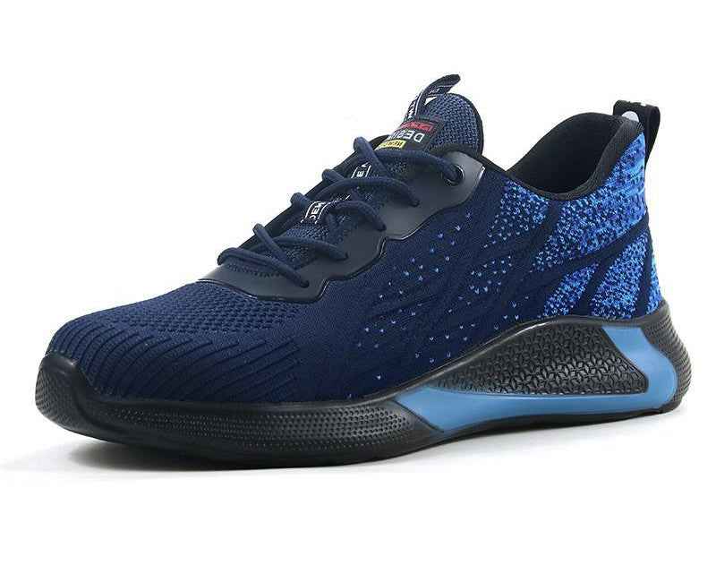 Men Work Safety Shoes Anti-Puncture Working Sneakers Male Indestructible Work Shoes Men Boots Lightweight Men Shoes Safety Boots - Luxovo.cc