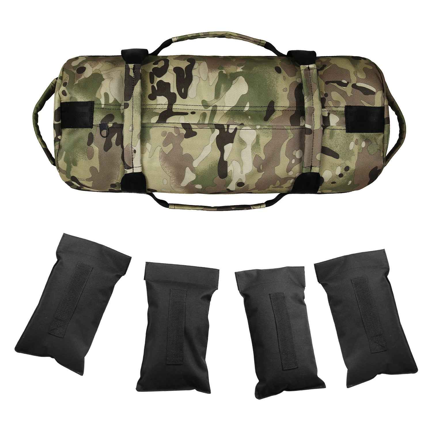 Camouflage Sports Fitness Weightlifting Bag - Luxovo.cc