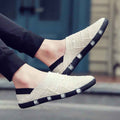 Spring And Summer Linen Canvas Shoes Men Korean Trend Casual Shoes Men - Luxovo.cc